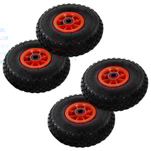 vidaXL Kola k rudlu 4 ks pryžov&aacute; 3.00&ndash;4 (245 x 82)