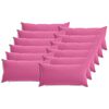 vidaXL Povlak na pol&scaron;t&aacute;ř 12 pcs HEERLEN Růžov&aacute; 40 x 80 cm Polyester