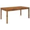 vidaXL Zahradn&iacute; j&iacute;deln&iacute; stůl Př&iacute;rodn&iacute; 180 x 88,5 x 75 cm