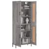 vidaXL Skř&iacute;ň highboard &scaron;ed&aacute; sonoma 69,5 x 34 x 180 cm kompozitn&iacute; dřevo