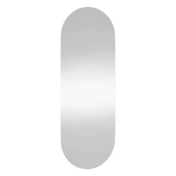 vidaXL Nástěnné zrcadlo 15 x 40 cm sklo oválné