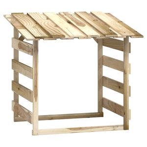 vidaXL Pergola se střechou 100 x 90 x 100 cm impregnovan&eacute; borov&eacute; dřevo