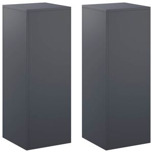 vidaXL Stojan na rostliny 2 pcs Antracitov&aacute; 30 x 30 x 80 cm