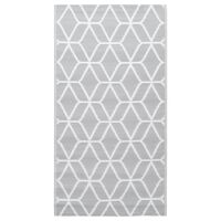 vidaXL Venkovní koberec šedý 190 x 290 cm PP