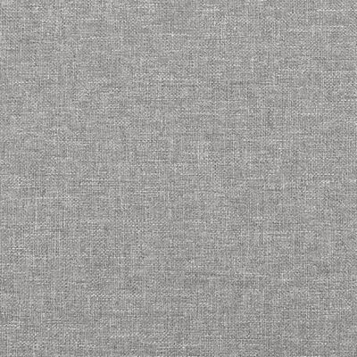 vidaXL Rám postele světle šedý 80 x 200 cm textil