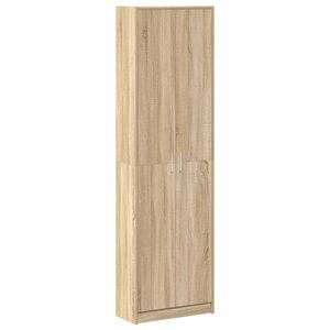 vidaXL &Scaron;atn&iacute; skř&iacute;ň Sonoma dub 55 x 25 x 189 cm Kompozitn&iacute; dřevo