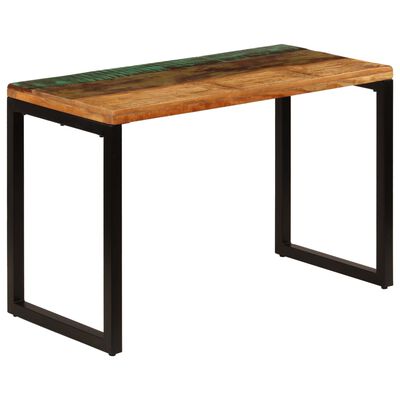 vidaXL Jídelní stůl 115 x 55 x 76 cm masivní recyklované dřevo a ocel