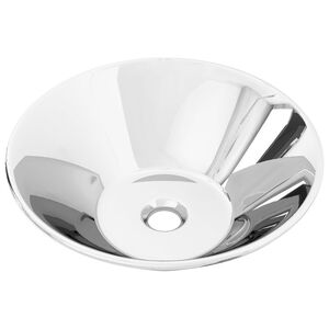 vidaXL Umyvadlo 42 x 14 cm keramika stř&iacute;brn&eacute;