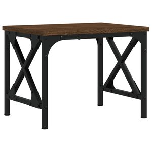 vidaXL Stojan na tisk&aacute;rnu hněd&yacute; dub 40 x 30 x 31 cm kompozitn&iacute; dřevo