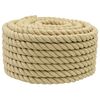 vidaXL Lano na loď 18 mm 25 m Př&iacute;rodn&iacute;