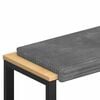 vidaXL Pol&scaron;t&aacute;ř na lavici Hladk&yacute; kord Světle &scaron;ed&aacute; Hloubka 35 cm