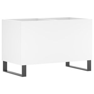 vidaXL Skř&iacute;ňka na LP desky b&iacute;l&aacute; 74,5 x 38 x 48 cm kompozitn&iacute; dřevo