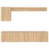 vidaXL 5d&iacute;ln&aacute; ob&yacute;vac&iacute; stěna dub sonoma kompozitn&iacute; dřevo