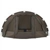 vidaXL Rybářský stan pro 4 osoby hnědý nepromokavý