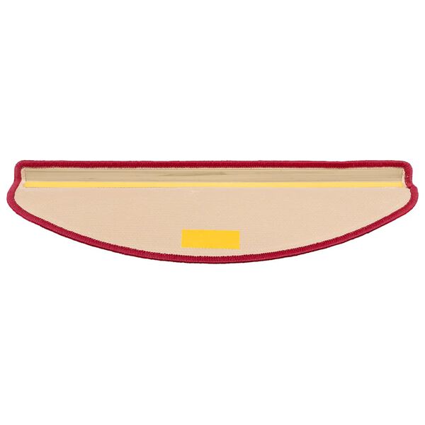 vidaXL N&aacute;&scaron;lapy na schody samolepic&iacute; 5 ks 65x21x4 cm červen&eacute;