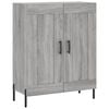 vidaXL Skř&iacute;ň highboard &scaron;ed&aacute; sonoma 69,5 x 34 x 180 cm kompozitn&iacute; dřevo