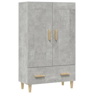 vidaXL Komoda betonově &scaron;ed&aacute; 70 x 31 x 115 cm kompozitn&iacute; dřevo