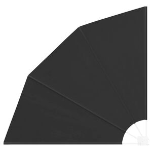 vidaXL Z&aacute;stěna na balkon 140 x 140 cm Polyester Čern&aacute;
