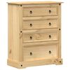 vidaXL Komoda Corona 92 x 48 x 114 cm masivn&iacute; borov&eacute; dřevo