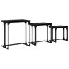 vidaXL Vnořen&yacute; konferenčn&iacute; stůl 3 pcs Čern&yacute; dub 50,5 x 35 x 53 cm