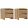 vidaXL Noční skříňka 2 pcs Artisanový dub 45 x 34 x 44,5 cm