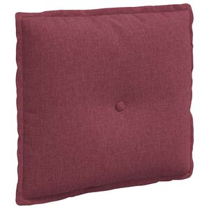 vidaXL Pol&scaron;t&aacute;ř na z&aacute;da V&iacute;no Červen&eacute; 50 x 19 x 45 cm textil