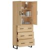 vidaXL Skříň highboard dub sonoma 69,5 x 34 x 180 cm kompozitní dřevo