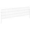 vidaXL Zahradn&iacute; plot se sloupky 12 pcs 115 x 30 cm Mesh Stř&iacute;brn&aacute;