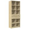 vidaXL Skř&iacute;ň highboard dub sonoma 70 x 42,5 x 185 cm kompozitn&iacute; dřevo