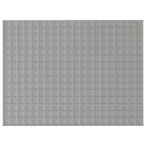 vidaXL Zátěžová deka šedá 150 x 200 cm 11 kg textil