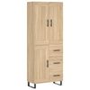 vidaXL Skř&iacute;ň highboard dub sonoma 69,5 x 34 x 180 cm kompozitn&iacute; dřevo