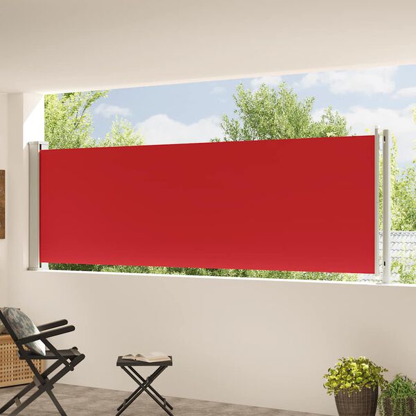 vidaXL Zatahovac&iacute; bočn&iacute; mark&yacute;za 117 x 600 cm červen&aacute;