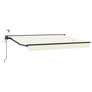 vidaXL Elektrick&aacute; Retrakčn&iacute; mark&yacute;za Kr&eacute;mov&aacute; a antracitov&aacute; 2,5 x 2 m