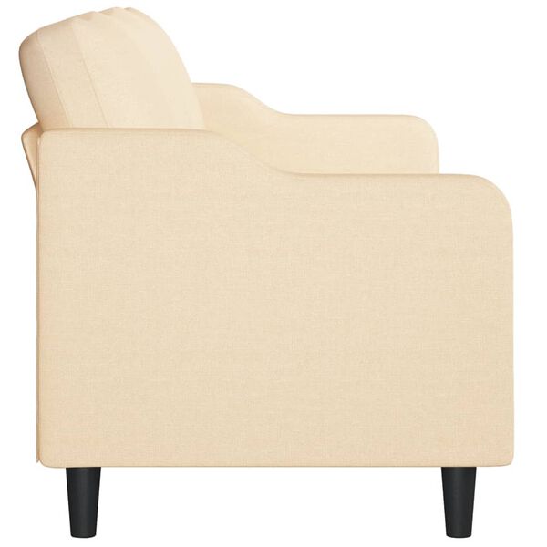 vidaXL 3m&iacute;stn&aacute; pohovka kr&eacute;mov&aacute; 210 cm textil