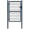 vidaXL Plotov&aacute; branka ocel 100 x 200 cm antracitov&aacute;