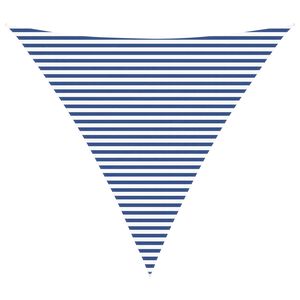 vidaXL Slunečn&iacute; plachta Modr&aacute; a b&iacute;l&aacute; 5 x 5 x 5 m 100% polyester Oxford