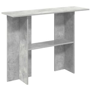 vidaXL Konzolov&yacute; stolek Betonově &scaron;ed&aacute; 100 x 30 x 75 cm