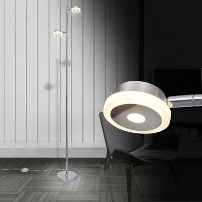 Nastavitelná stojací lampa s 2 světly a vestavěnými LED 2 x 5 W