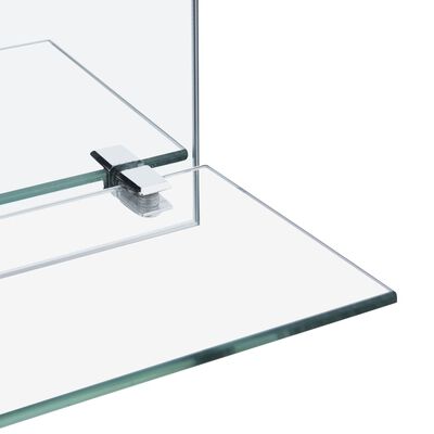 vidaXL Nástěnné zrcadlo s policí 40 x 60 cm tvrzené sklo
