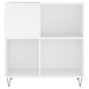 vidaXL Skříňka na LP desky bílá 84,5 x 38 x 89 cm kompozitní dřevo