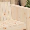 vidaXL Zahradn&iacute; sofa Př&iacute;rodn&iacute; 134 x 60 x 62 cm Masivn&iacute; borov&eacute; dřevo