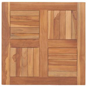vidaXL Stoln&iacute; deska masivn&iacute; teakov&eacute; dřevo 60 x 60 x 2,5 cm
