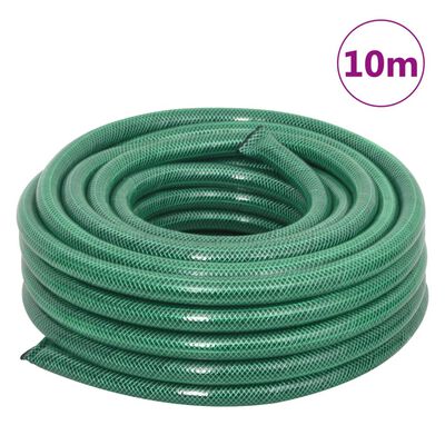 vidaXL Zahradní hadice zelená 0,9" 10 m PVC