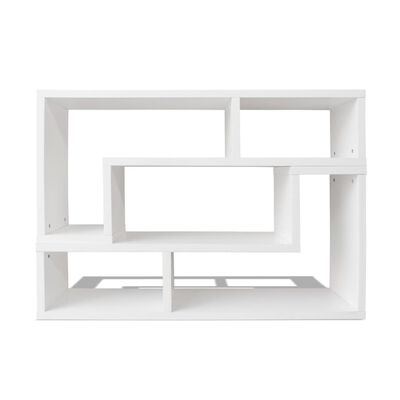 vidaXL TV stolek ve tvaru dvojitého L bílý