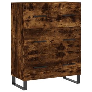 vidaXL Př&iacute;born&iacute;k kouřov&yacute; dub 69,5 x 34 x 90 cm kompozitn&iacute; dřevo