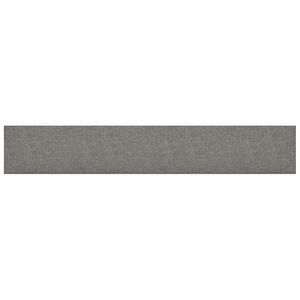 vidaXL N&aacute;stěnn&yacute; čeln&iacute;k 12 ks 90 x 15 cm Světle &scaron;ed&aacute; textil