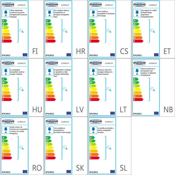 Massive Světeln&yacute; sloupek Utrecht 20 W 11 x 11 x 78,5 cm 019090147