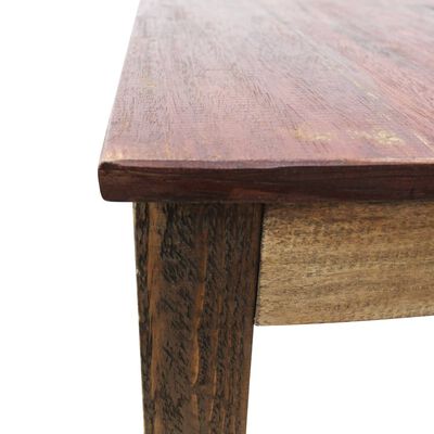 vidaXL Jídelní stůl, masivní recyklované dřevo, 82x80x76 cm