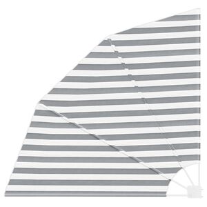vidaXL Z&aacute;stěna na balkon 140 x 140 cm Polyester Antracitov&aacute; a b&iacute;l&aacute;