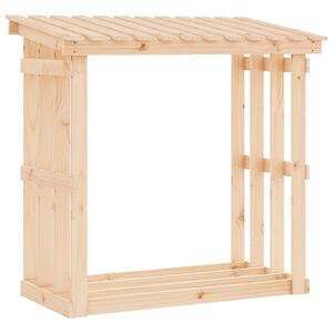 vidaXL Stojan na dřevo 108 x 64,5 x 109 cm masivn&iacute; borovice